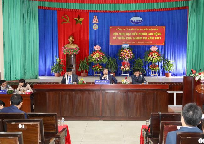 Hội nghị Người lao động Công ty CP Vận tải biển Việt Nam năm 2021
